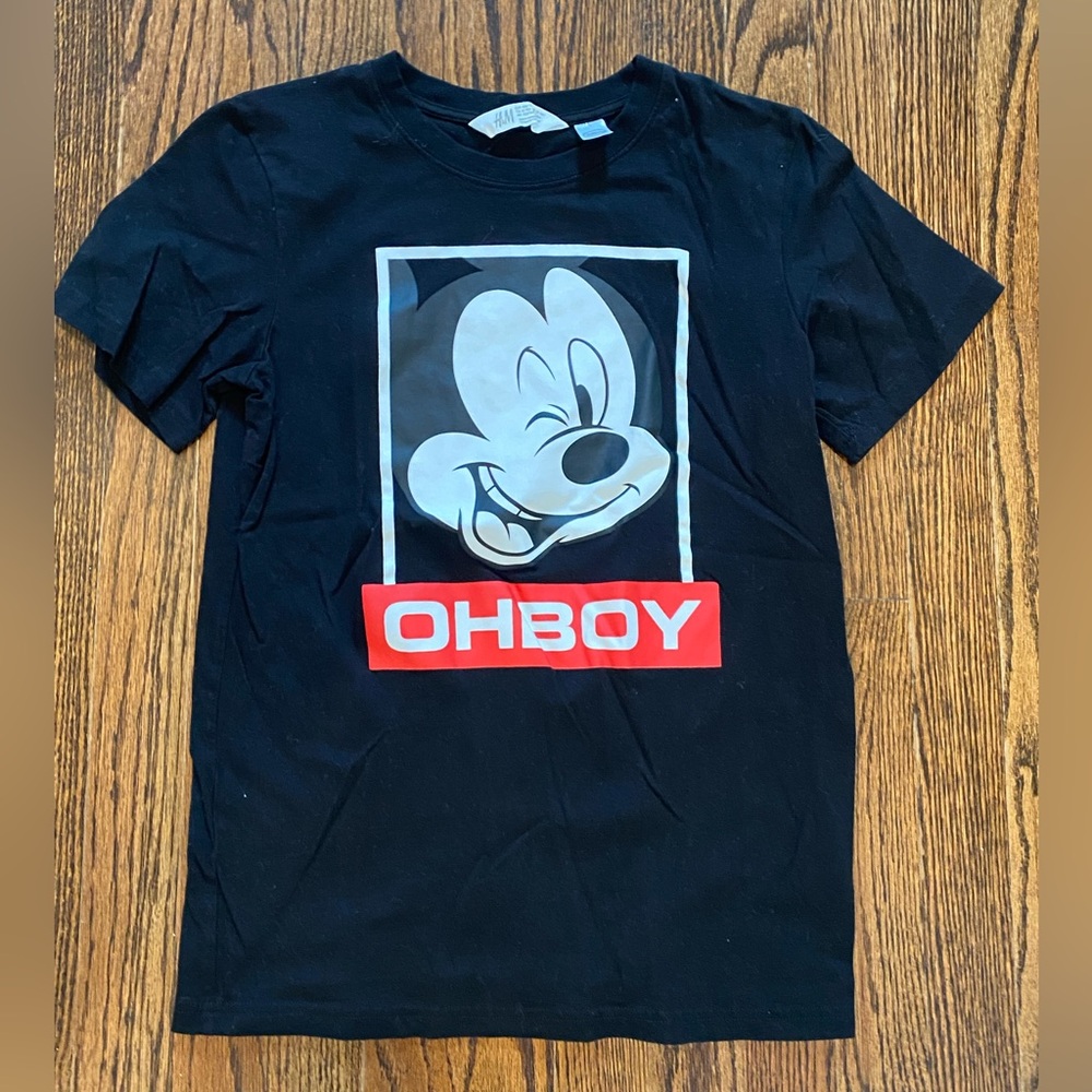 Boys kids Mickey Mouse tee shirt size 11/12 from H&M new no tags never worn